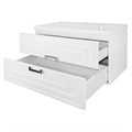 Комплект Тумба Azario ARMARIO 90/2 900х450х585 подвесная, с раковиной CLASSIK 90, белый глянцевый (CS00096962) CS00096962