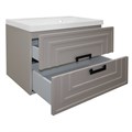 Комплект Тумба Azario ARMARIO 70/2 700х450х585 подвесная, с раковиной CLASSIK 70, кашемир (CS00096966) CS00096966