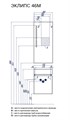 Тумба под раковину AQUATON Эклипс М46, левая, белая (1A172801EK49L) 1A172801EK49L