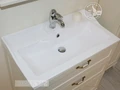 Тумба под раковину AQUATON Леон 80 Н напольная, дуб белый (1A187801LBPS0) 1A187801LBPS0