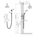 Душевая система Timo Petruma SX-5169/02SM скрытого монтажа с термостатом, антик SX-5169/02SM