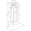 Шкаф - колонна AQUATON Оливия грей, дуб ойстер 1A254603OLUG0 1A254603OLUG0