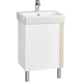 Кантри 55 Тумба Белый/Дуб Верона (БЕЗ УМЫВАЛЬНИКА "Нео-55") 1A257601AHB20