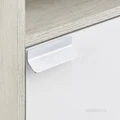 Шкаф - колонна AQUATON Флай 1-створчатый белый, дуб крафт правый 1A237903FAX1R 1A237903FAX1R