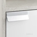 Шкаф - колонна AQUATON Флай 1-створчатый белый, дуб крафт правый 1A237903FAX1R 1A237903FAX1R
