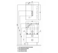 Зеркальный шкаф AQUATON Рене 80 белый, грецкий орех 1A222502NRC80 1A222502NRC80