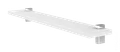 Стеклянная полка Aquaton 65, 65*12*1см, глянец, хром (1A110203XX010) 1A110203XX010