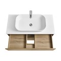 Тумба под раковину Aquaton Либерти 100, 2 ящика, дуб эльвезия (1A279601LYC70) 1A279601LYC70