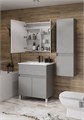Тумба под раковину Aquaton Форест 75 см универсальный монтаж, туманный серый (1A278301FR4D0) 1A278301FR4D0