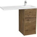 Тумба под раковину Aquaton Лондри 40 без фасада, дуб рустикальный (1A267001LHDR0) 1A267001LHDR0