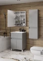 Форест 60 Тумба Туманный серый (БЕЗ УМЫВАЛЬНИКА ЭЛИНА 60) 1A278201FR4D0