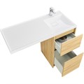 Тумба под раковину Aquaton Лондри 40 без фасада, дуб Сантана (1A267001LH0C0) 1A267001LH0C0
