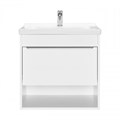 Тумба под раковину AQUATON Хоуп 60, подвесная, 1 ящик, белый матовый (1A287201HP2B0) 1A287201HP2B0