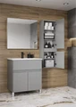Шкаф - колонна AQUATON Форест туманный серый 1A278603FR4D0 1A278603FR4D0