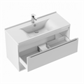 Тумба под раковину AQUATON Хоуп 100, подвесная, 1 ящик, белый матовый (1A287401HP2B0) 1A287401HP2B0
