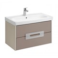 Тумба под раковину AQUATON Ар-Деко 85 подвесная, 2 ящика, кашемир (1A280401DD6E0) 1A280401DD6E0