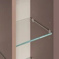 Шкаф - колонна AQUATON Ар-Деко, 2 створки, кашемир, 1A284703DD6E0 1A284703DD6E0