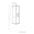 Нео-Классика Шкаф-колонна Мускат 1A284603NCR30