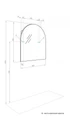 Зеркальный шкаф AQUATON Санта-Барбара 80 графит 1A286502CB820 1A286502CB820