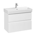 Тумба под раковину Roca Oleta 80 подвесная, 2 ящика, белый матовый (A857640501) A857640501