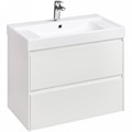 Тумба под раковину Roca Ona 800 подвесная, 2 ящика, белый матовый (A857630509) A857630509
