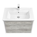 Тумба под раковину Roca Ronda 70 ящики с доводчиками, белый матовый/бетон (Z.RU93.0.300.3) Z.RU93.0.300.3