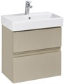 Тумба под раковину Roca Oleta 60 подвесная, 2 ящика, капучино (A857639515) A857639515