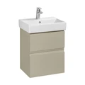 Комплект OLETA  A857638515 модуль для раковины 500 мм, 460х374х548 мм, с 2 ящиками, капучино + JIKA раковина 500х390 8.1242.5.000.104.1 Z.RU93.0.762.8