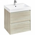 Тумба под раковину Roca Ona 600 подвесная, 2 ящика, светлый дуб (A857613512) A857613512