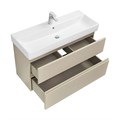 Тумба под раковину ROCA OLETA  100 подвесная, 2 ящика, капучино матовый (A857641515) A857641515