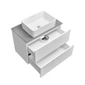 Тумба под раковину Roca Luna 80, подвесная, 2 ящика, белый матовый (Z.RU93.0.776.5) Z.RU93.0.776.5
