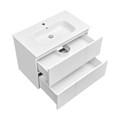 Тумба под раковину Roca Luna 80, подвесная, 2 ящика, белый матовый (Z.RU93.0.776.5) Z.RU93.0.776.5