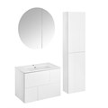 Тумба под раковину Roca Luna 80, подвесная, 2 ящика, белый матовый (Z.RU93.0.776.5) Z.RU93.0.776.5