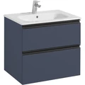 DOMI Модуль д/раковины 600 мм, 2 ящика, синий матовый (подходят раковины Gap, Gap plus, Victoria Nord) Z.RU93.0.786.7