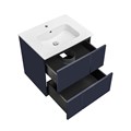 Тумба под раковину Roca Luna 60, подвесная, 2 ящика, синий матовый (Z.RU93.0.776.4) Z.RU93.0.776.6