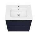 Тумба под раковину Roca Luna 60, подвесная, 2 ящика, синий матовый (Z.RU93.0.776.4) Z.RU93.0.776.6