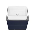 Тумба под раковину Roca Luna 60, подвесная, 2 ящика, синий матовый (Z.RU93.0.776.4) Z.RU93.0.776.6