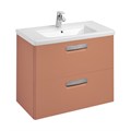 Тумба под раковину Roca The Gap Original 80 подвесная, 2 ящика, терракота (Z.RU93.0.783.8) Z.RU93.0.783.9