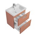 Тумба под раковину Roca The Gap Original 60 подвесная, 2 ящика, терракота (Z.RU93.0.783.7) Z.RU93.0.783.7