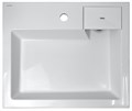 Раковина подвесная AZARIO Etna 600х500х110 литьевой мрамор, белая (CS00078303) CS00078303