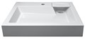 Раковина подвесная AZARIO Etna 600х500х110 литьевой мрамор, белая (CS00078303) CS00078303