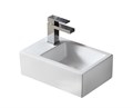Раковина Azario 37х23,5х12,5 левая, белая (AZ4331-A) AZ4331-A