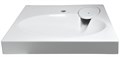 Раковина подвесная AZARIO Elegance 592х59290 литьевой мрамор, белая (CS00078300) CS00078300