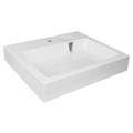 Раковина Azario Etna NEW 600х500х100 литьевой мрамор, сифон в комплекте, белая (CS00086607) CS00086607
