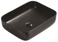 AZ-78109MB Раковина накладная 500*390*130 мм матовый черный AZ-78109MB