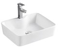 Раковина накладная Azario 480*370*130 прямоугольная, белый (AZ-2010 SP) AZ-2010 SP