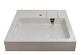 Раковина подвесная Azario Monako 600х600х85 литьевой мрамор, бежевая (CS00079880) CS00079880