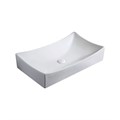Раковина Azario 65,5х39.5х14 накладная, прямоугольная, белая (AZ416) AZ416