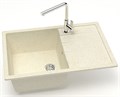 Кухонная мойка AZARIO Vision 750x505x218 искусственный мрамор, цвет бежевый (CS00078338) CS00078338