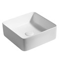 Раковина Azario 34,5х34х12, накладная, белая (AZ-41314) AZ-41314